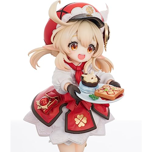 RZAHUAHU Genshin Impact Klee Figure PVC miHoYo Anime Spiel Alatus 5-Sterne Pyro Katalysator Charakter Desktop Ornamente Geschenk (Stil 1) von RZAHUAHU