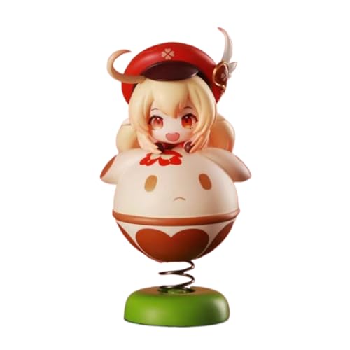 RZAHUAHU Genshin Impact Klee Mini Figur PVC 11.2CM Anime Spiel Charakter Desktop Auto Frühling Ornamente Spielzeug Geschenk (Klee) von RZAHUAHU