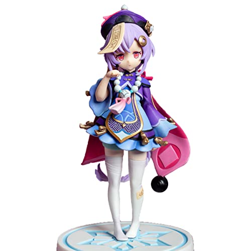 RZAHUAHU Genshin Impact Qiqi 1/7 Figur zweite Generation miHoYo Spiel Charakter PVC Cute Anime Modell 17CM (Zweite Generation) von RZAHUAHU