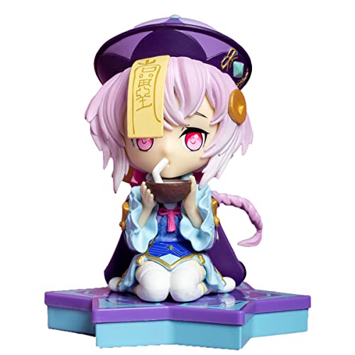 RZAHUAHU Genshin Impact Qiqi Mini Figur zweite Generation miHoYo Spiel Charakter PVC Cute Anime Modell 12CM (Mini-Modell) von RZAHUAHU