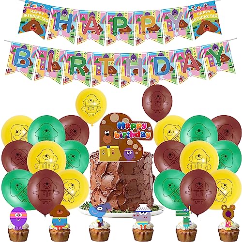 Duggee Geburtstag Deko Kindergeburtstag Deko Deko Geburtstag Luftballons Geburtstag Geburtstag Luftballons Kuchen Deko Geburtstag Girlande von RZDQZY