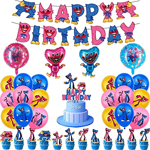 Geburtstag Party Deko Kindergeburtstag Deko Deko Geburtstag Luftballons Deko Luftballons Geburtstag Kuchen Topper Geburtstag Girlande von RZDQZY