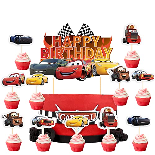 Geburtstagsdeko Lightning Mcqueen Deko Geburtstag Mcqueen Auto Geburtstag Deko Rennauto Kuchendeko Geburtstag Rennautos Kuchentopper Geburtstag Mcqueen Torte Deko Rennwagen Party Deko Geburtstag von RZDQZY