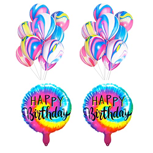 Geburtstagsdeko Tie Dye Luftballons Geburtstag Marmor Geburtstag Party Deko Achat Marmor Luftballons Deko Geburtstag Achat Luftballon Helium Tie Dye Kindergeburtstag Deko Marmor Geburtstag Deko von RZDQZY