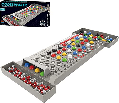 Code Breaker Spiel,Mastermind Brettspiel,Code Breaker,Lustige Strategie Brettspiele,Denkspiel,Logikspiel,Break The Hidden Code,Gehirn Puzzle Spiel Set Für Strategisches Denken Zu Entwickeln (Weiß) von RZXBB