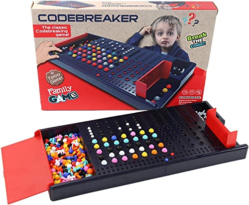 Code Breaker Spiel,Mastermind Brettspiel,Code Breaker,Lustige Strategie Brettspiele,Denkspiel,Logikspiel,Break The Hidden Code,Gehirn Puzzle Spiel Set Für Strategisches Denken Zu Entwickeln (Schwarz) von RZXBB