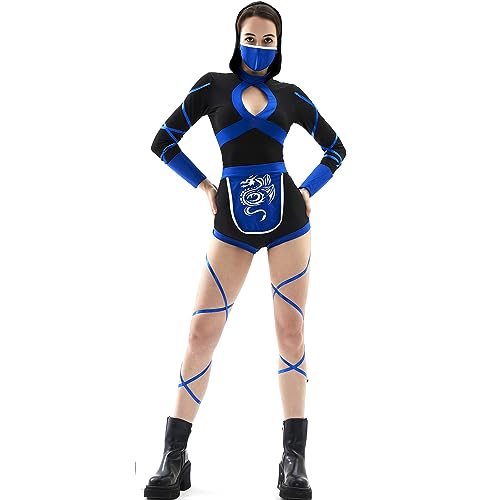 Raaxola Cosplay-Kostüm für Erwachsene schwarzer Engel griechische Göttin Geisterbraut Vampir Polizeiuniform Partykleid für Damen Halloween von Raaxola