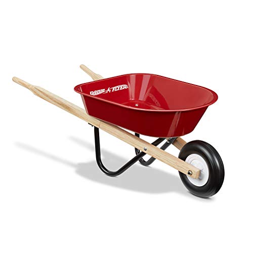 Radio Flyer Schubkarre für Kinder, rote Spielzeug-Schubkarre für Kleinkinder von Radio Flyer