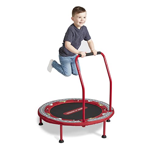 Radio Flyer 2-in-1-Kindertrampolin, rotes Minitrampolin für Kleinkinder im Alter von 3 bis 6 Jahren Radio Flyer 2-in-1-Kindertrampolin, rotes Minitrampolin für Kleinkinder im Alter von 3 bis 6 Jahren von Radio Flyer