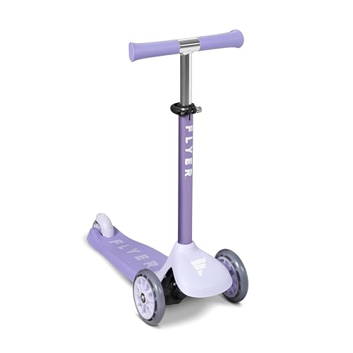 Flyer Glider Jr., Lean to Steer Toddler Scooter, Purple Ride on Toy for Kids Ages 2-5 Years von Radio Flyer