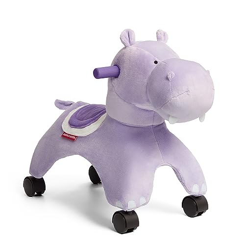 Radio Flyer Holly The Rolling Hippo, Purple Ride On Toy for Toddlers 1-3 Years Old von Radio Flyer