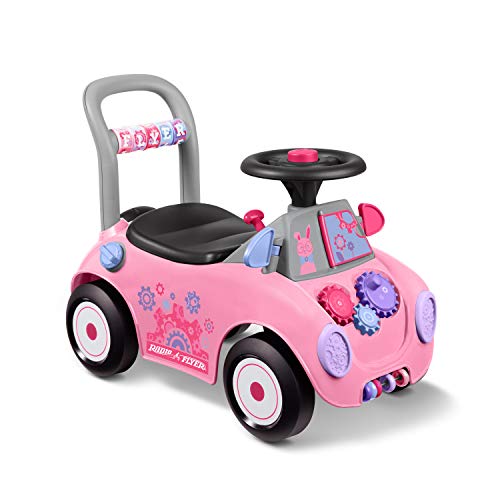 Radio Flyer Creativity Car, Sit to Stand Toddler Ride On Toy, Ages 1-3, Pink von Radio Flyer