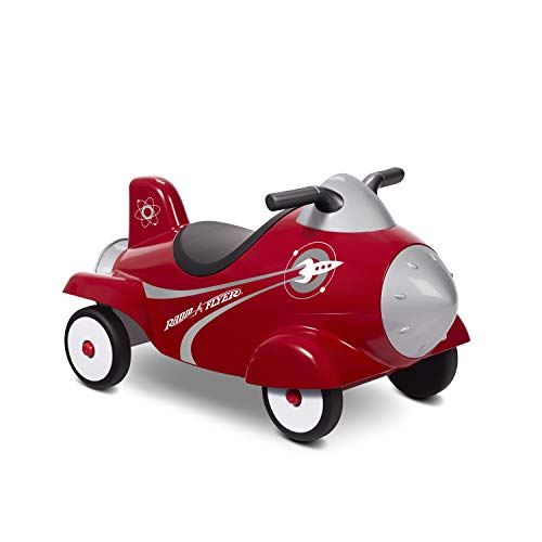 Radio Flyer Retro Rocket, Rutschspielzeug, Rotes Rutschauto für Kleinkinder von 1 bis 3 Jahren von Radio Flyer