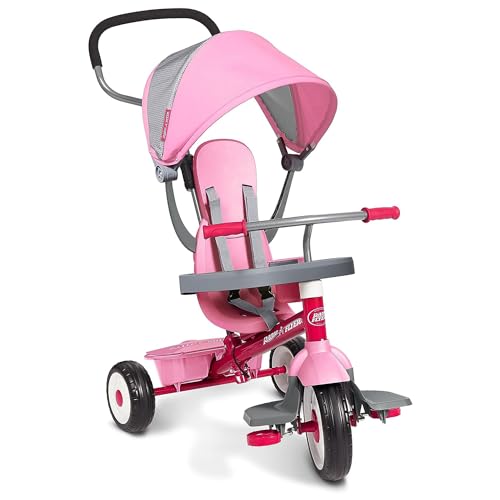 Radio Flyer - Stroller Tricycle, Color Pink (481TPZ), 19.88" x 35.04" x 40.75" von Radio Flyer