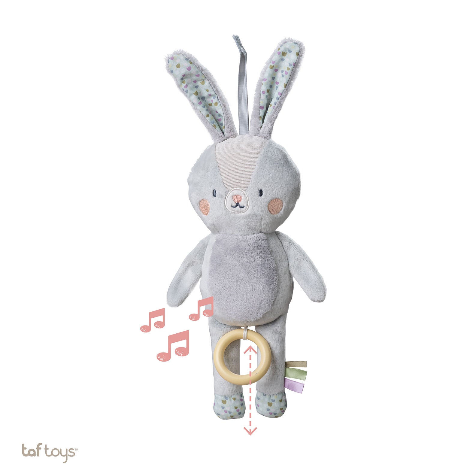 TAF Toys Rylee Musical Aktivitätsspielzeug Kaninchen, Babyspielzeug von TAF Toys