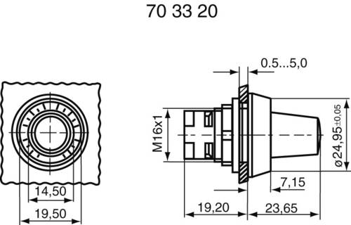 RAFI 1.30077.021 Potentiometer-Antrieb 1St. von Rafi