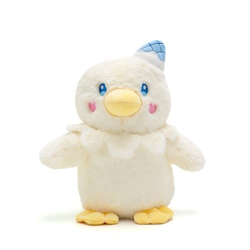 Ragelion Plüschtier Ente Eishörnchen Stofftier 33cm Enten Kuscheltier süß Duck Plush Geschenk für Weihnachten Geburtstag von Ragelion