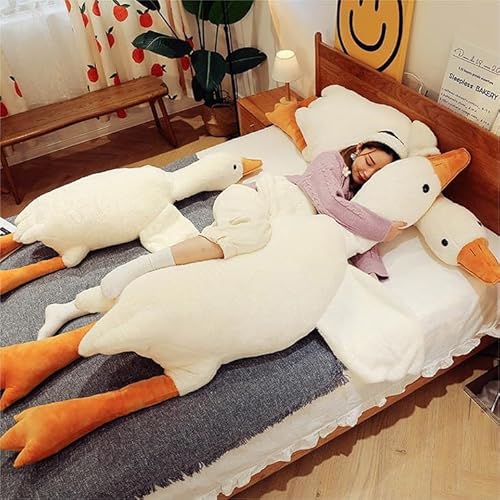 Ragelion Riesige Gans Kuscheltier Schwan Stofftier Große Ente Puppe Schlafkissen Kissen Kawaii Kuscheltier Plush Kinder Geschenke von Ragelion