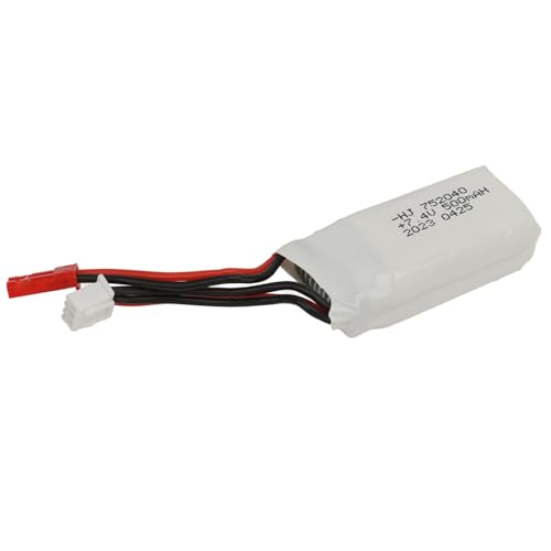 RC Lipo Batterie, 500mAh 7.4V 35C Professional Power Lipo Akku 2S High Speed Stabile Struktur für RC Flugzeug von Raguso