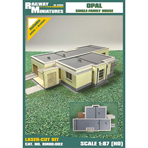 Bahnhof Miniaturen rmh0: 002 Opal Memory House Diorama, 28 x 17,5 x 4,5 cm von Railway Miniatures