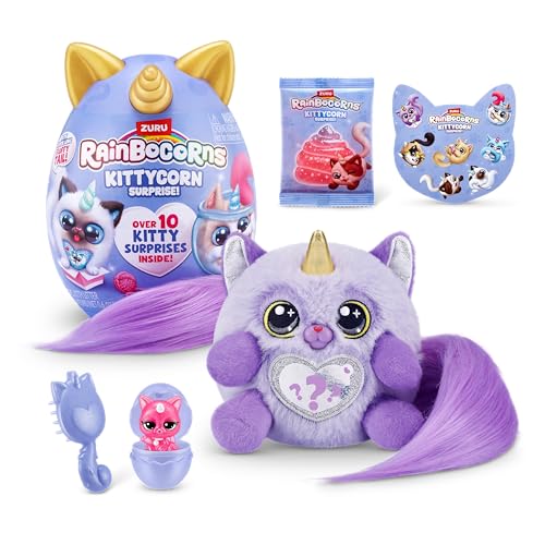 Rainbocorns 92104G Ragamuffin(Fluffles) Kittycorn Surprise, Serie 3, Cat, Small (21.5 cm) von Rainbocorns