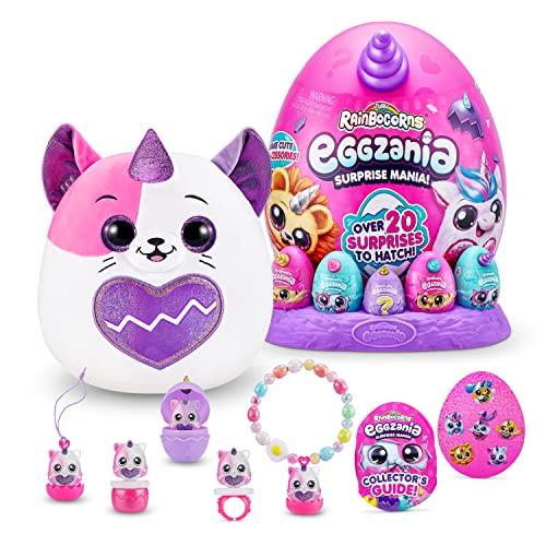 Rainbocorns Eggzania Surprise Mania Kittencorn, über 20 Überraschungen, Plüschtier und Accessoires (Kätzchen) von Rainbocorns