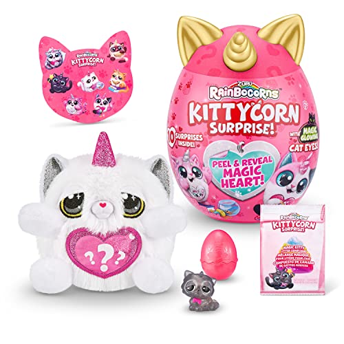 Rainbocorns Kittycorn Surprise, Chinchilla-Katze, 10 Überraschungen zum Auspacken, Plüschtier zum Kuscheln Rainbocorns Kittycorn Surprise, Chinchilla-Katze, 10 Überraschungen zum Auspacken, Plüschtier zum Kuscheln von Rainbocorns