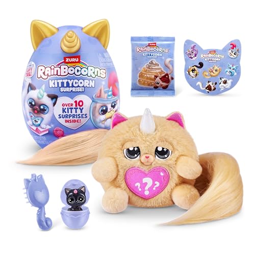 Rainbocorns Kittycorn Surprise Serie 3 von ZURU, Plüschtier, Plüsch-Sammeltier,Überraschungseier für Mädchen Rainbocorns Kittycorn Surprise Serie 3 von ZURU, Plüschtier, Plüsch-Sammeltier,Überraschungseier für Mädchen von Rainbocorns
