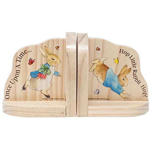 Original Beatrix Potter Peter Rabbit („Peter Hase“) Bookends für Kinderzimmer für Babys und Kleinkinder von Rainbow Designs