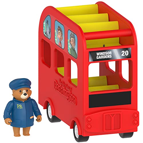 Paddington Bär Spielzeugbus - Offizielle Abenteuer von Paddington TV Spielzeugbus - Spielzeugbusse für Kleinkinder - London Spielzeug Bus - Paddington Bär Spielzeug - Frühes Lern von Regenbogen Design von Rainbow Designs