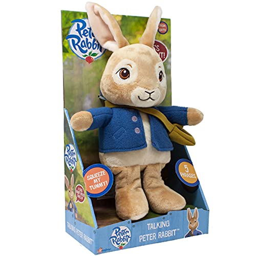 Peter Rabbit Talking Soft Toy - Official Beatrix Potter Cuddly Bunny Rabbit by Rainbow Designs von Rainbow Designs