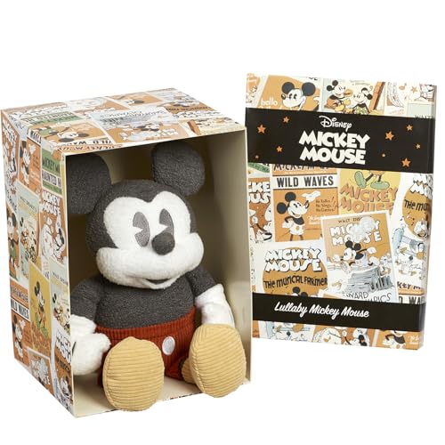 Rainbow Designs Official Disney Mickey Memories - Mickey Mouse Calm Lullaby Musical Soft Plush Toy for Babies von Rainbow Designs