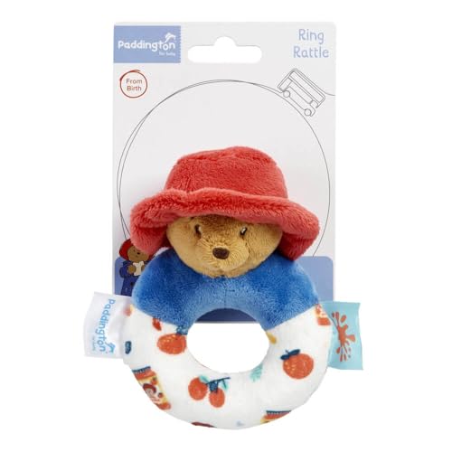 Rainbow Designs PA1356 Bear Paddington Baby Rattle von Rainbow Designs