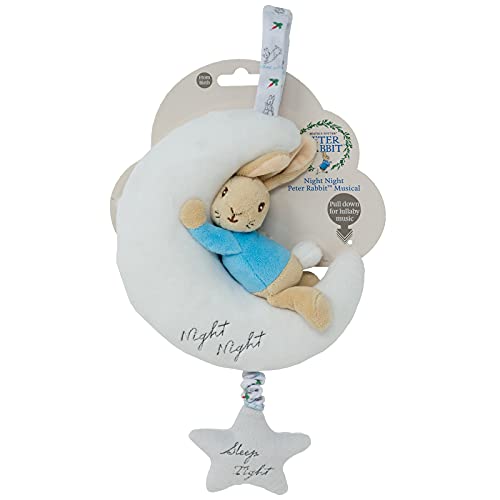 Rainbow Designs PO1501 Beatrix Potter Night Musical Peter Rabbit Toy,White von Rainbow Designs