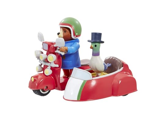 Rainbow Designs Paddington Bär Spielset – Paddington Bärs Fahrrad und Beiwagen aus der preisgekrönten TV-Serie mit beweglichen Rädern für abenteuerliche Erkundungen von Rainbow Designs