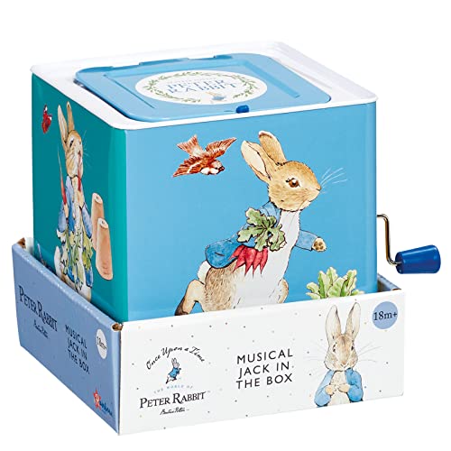 Rainbow Designs Peter Rabbit („Peter Hase“) Jack In The Box - Traditionelles Spielzeug für Babys und Kleinkinder, dekorativer Jack In The Box für das Kinderzimmer des Babys von Rainbow Designs