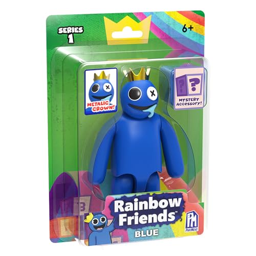 Rainbow Friends Blaue Actionfigur (12,7 cm große, bewegliche Figur, Serie 1) von Rainbow Friends