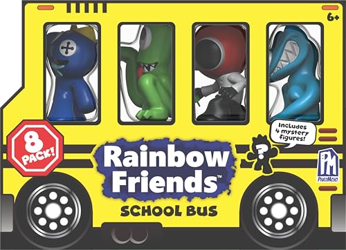 Rainbow Friends - Minifiguren 8er-Pack - Schulbus von Rainbow Friends