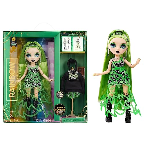 Rainbow High Fantastic Fashion Puppe - Jade Hunter - Grüne Modepuppe und Spielset mit 2 Outfits & Mode-Accessories - Für Sammler und Kinder von 4-12 Jahren von Rainbow High