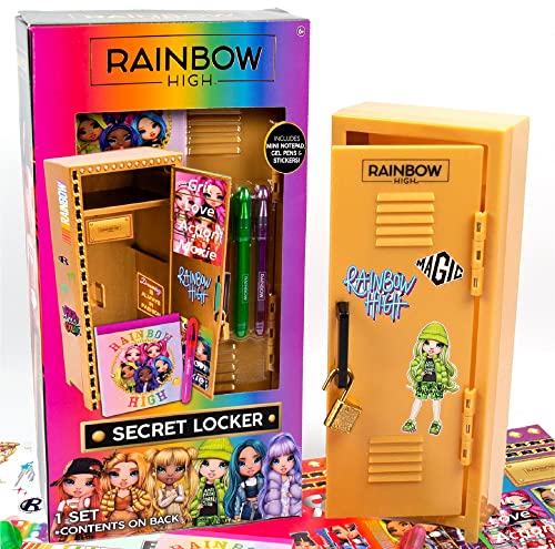 Rainbow High Secret Locker Schreibwaren-Set, inkl. Notizblock, Gelstifte, Aufkleber, ab 6 Jahren Rainbow High Secret Locker Schreibwaren-Set, inkl. Notizblock, Gelstifte, Aufkleber, ab 6 Jahren von Rainbow High