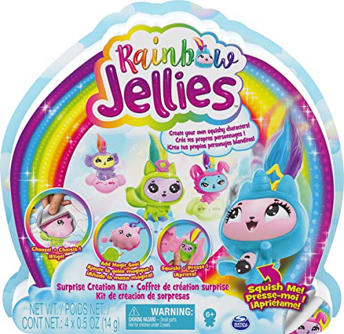 Rainbow Jellies Kreationsset mit 25 Überraschungen, um Ihre eigenen Squishy-Charaktere zu gestalten, für Kinder ab 6 Jahren von Rainbow Jellies
