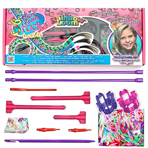 Rainbow Loom R0054 EA Hair Loom Studio-Double, Rose, Doppelbett von Rainbow Loom