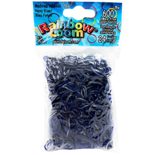 Toy Bands Medieval Navy Blue 600 X Bag von Rainbow Loom