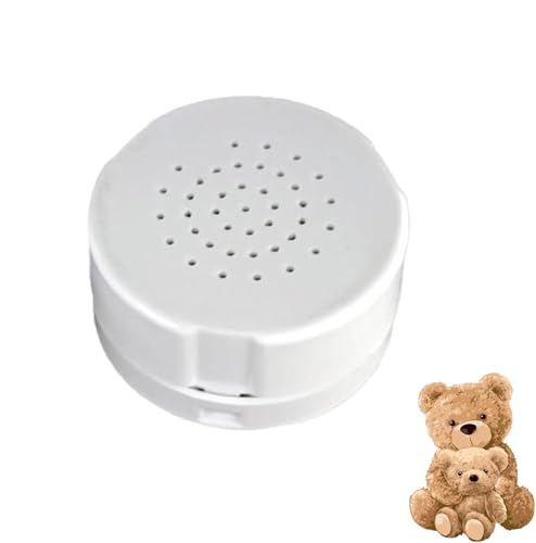 Rakiuty Diktiergerät für Stofftiere 60 Sekunden Aufnahme, 60s Aufnehmbares Soundmodul für Spielzeug, Aufnehmbares Soundmodul, Herzförmiger Diktiergerät, Sprachbox Zum Sprechen Spielzeugzubehör, Weiß Rakiuty Diktiergerät für Stofftiere 60 Sekunden Aufnahme, 60s Aufnehmbares Soundmodul für Spielzeug, Aufnehmbares Soundmodul, Herzförmiger Diktiergerät, Sprachbox Zum Sprechen Spielzeugzubehör, Weiß von Rakiuty