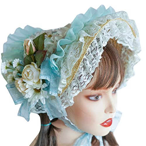 Ralondbey Fascinator für Damen, Lolit-Strohhut, Tee, Party, Sonnenhut, viktorianische Haube von Ralondbey