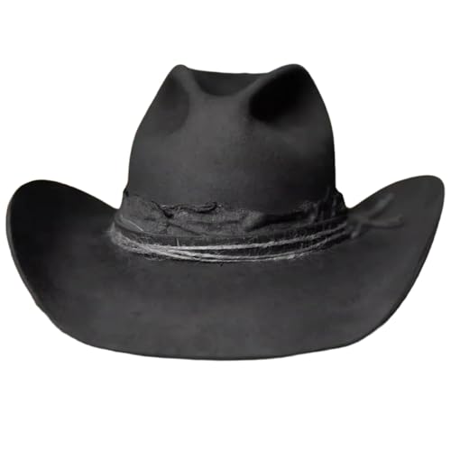 Ralondbey Hut Elegant Panamas Hut Western Cowboyhut Unisex Mottoparty Kostüm Fedoras Hüte von Ralondbey