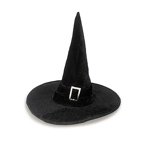 Ralondbey Hut Hexenhut Kostüm für Damen Herren Teenager für Halloween Party Dekorationen mit Schnallen Zauberer Cosplay von Ralondbey