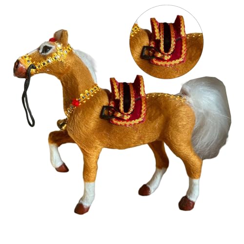 Ralondbey Stilvolle Tierfiguren, brüllendes Pferd, Miniaturen, vielseitige Schreibtisch-Dekorationen für Tierliebhaber von Ralondbey