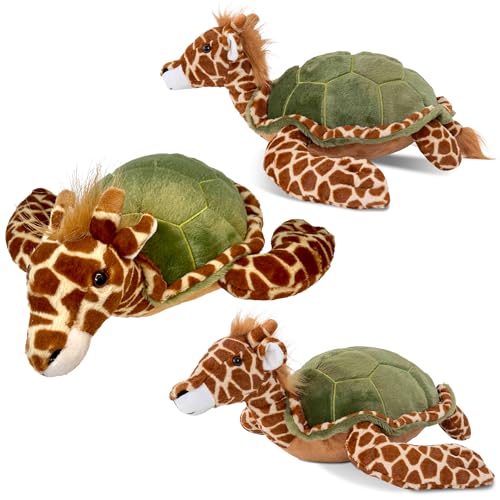 Randimals Giraffen-Schildkröten-Hybrid Plüsch - Girtle Giraffe & Schildkröte Kuscheltier Plüschtier - Knuddelige Kuscheltiere für Mädchen & Jungen - Niedliche Plüschtiere Freundschaft & Abenteuer von Randimals