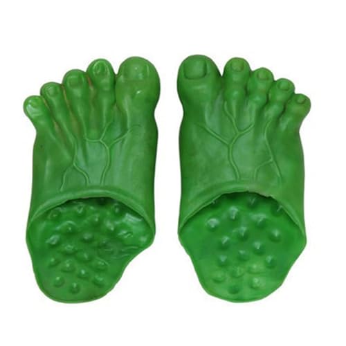 Halloween Giant Feet Slippers, Halloween Füße Hausschuhe, Lustige Nackte Füße Pantoffeln Höhlenmenschen Füße, Halloween Cosplay Riesenfüße Zubehör Kostüm Maskerade Requisiten von Ranley